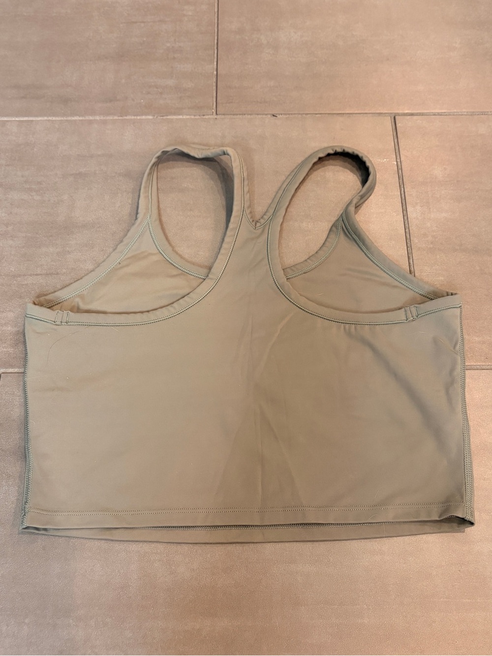 3-Pack Crop Top Workout Tops — Sage Green, Black, Dusty Green - Picture 7 of 7